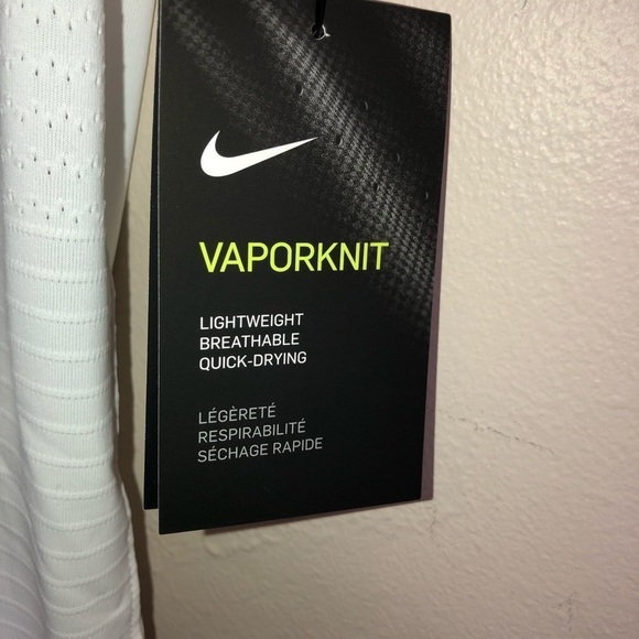 NWT NIKE VaporKnit II Kids Youth Short Sleeve White Jersey Sz M - Picture 5 of 9